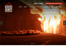 Tablet Screenshot of 1000degrees.com
